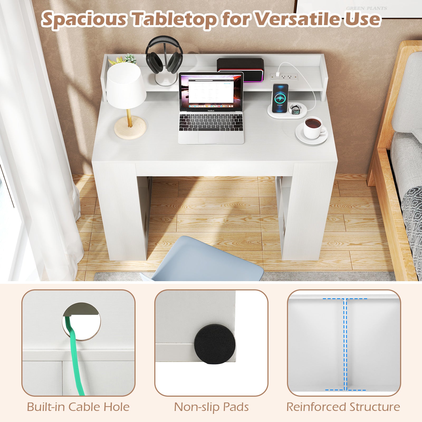 COSTWAY Computer Desk, 43\