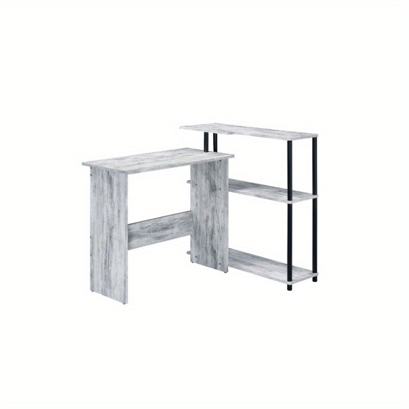 Elegant Antique White & Black Writing Desk - Durable Metal Frame, Multi-Use with Versatile Closure, Ideal for Bedroom or Living Room, Adds Sophistication to Any Space, Office Decor, Storage Boxes for Organizing